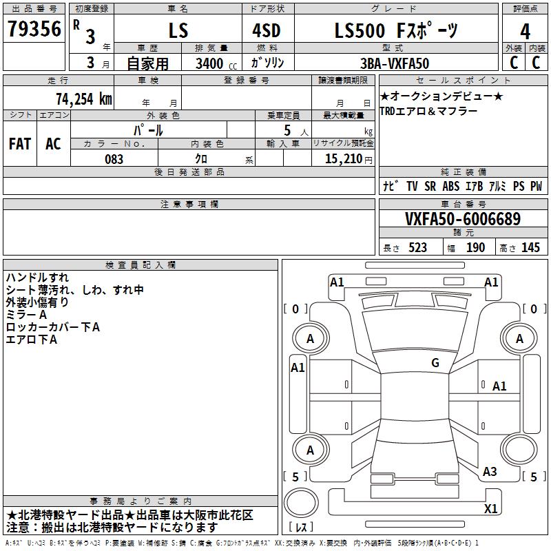 LEXUS LS500