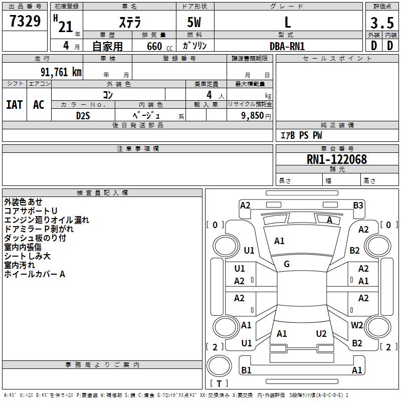 SUBARU STELLA