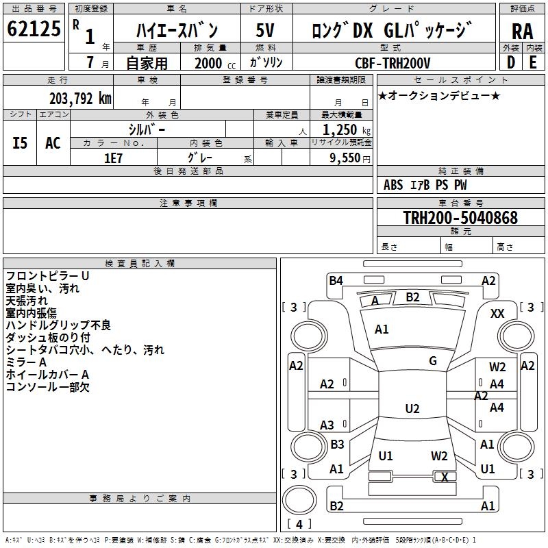 TOYOTA REGIUS ACE