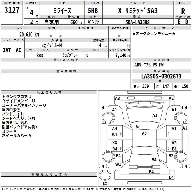 DAIHATSU MIRA E:S