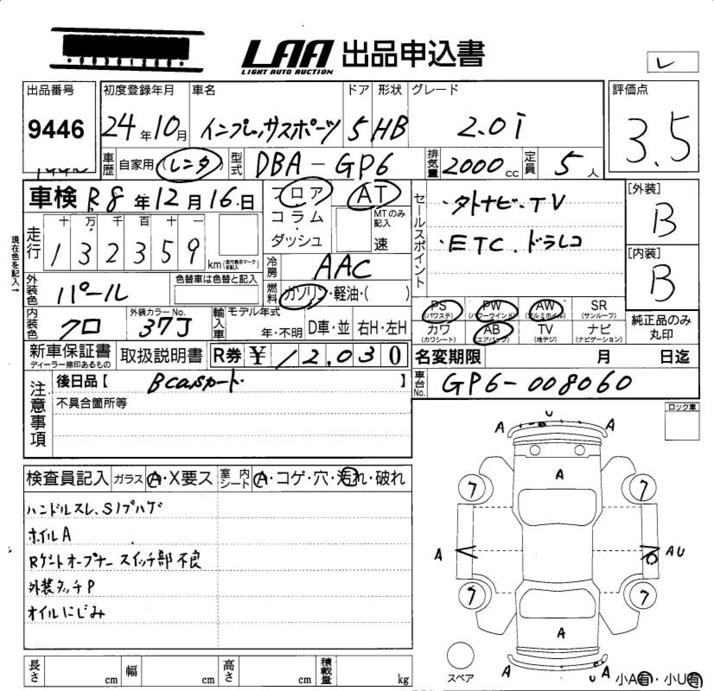 SUBARU IMPREZA