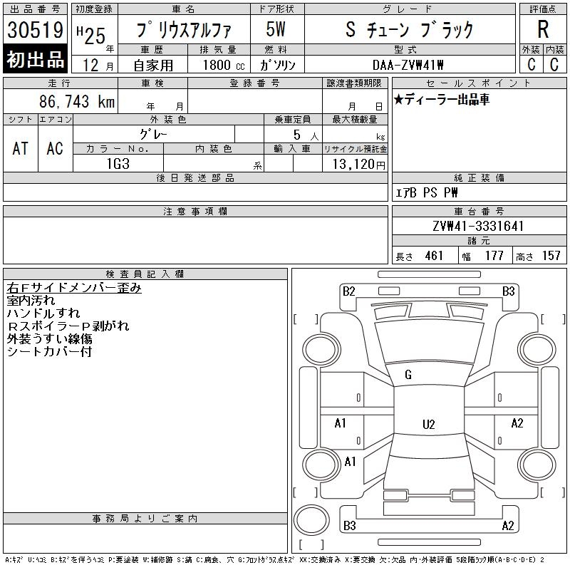 TOYOTA PRIUS ALPHA