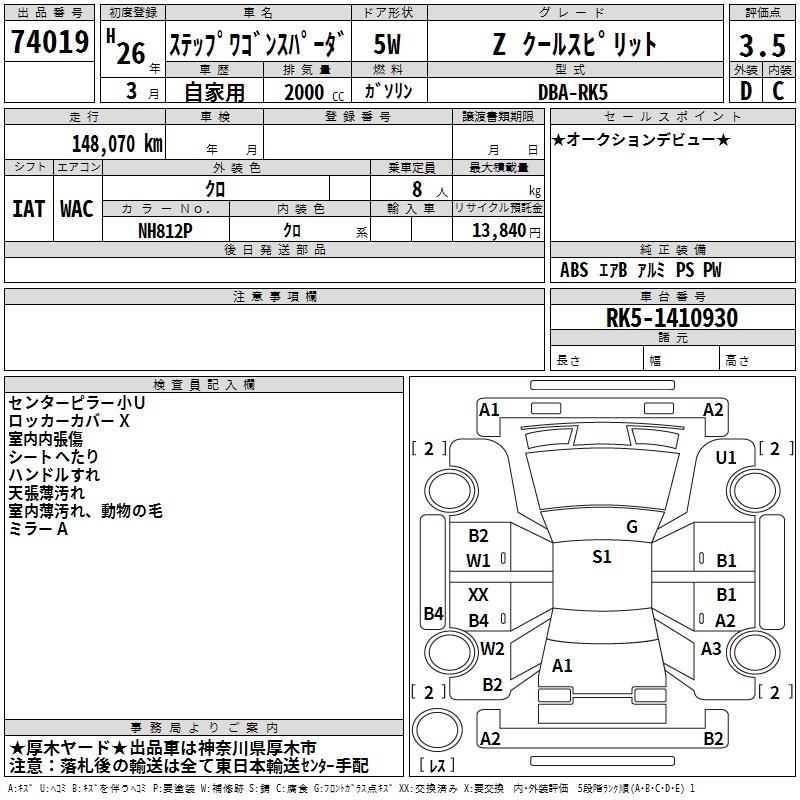 HONDA STEPWGN