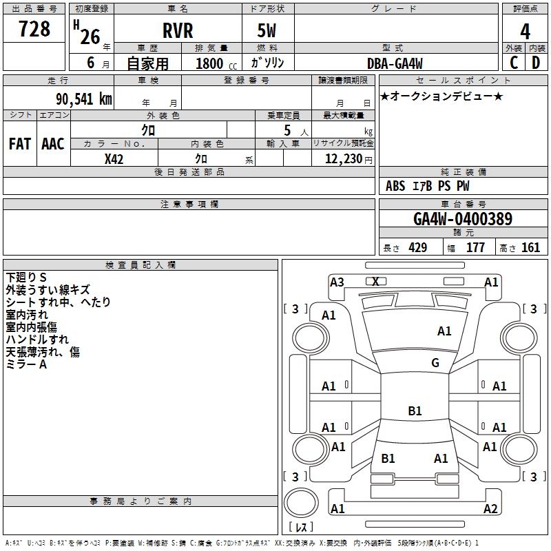 MITSUBISHI RVR