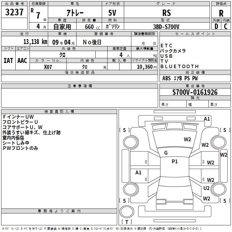DAIHATSU ATRAI