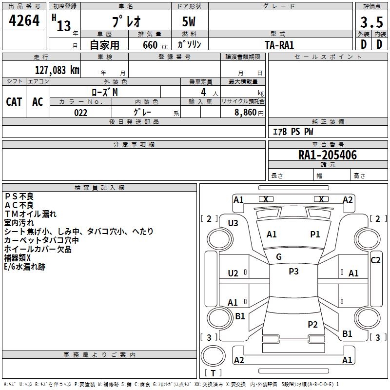 SUBARU PLEO
