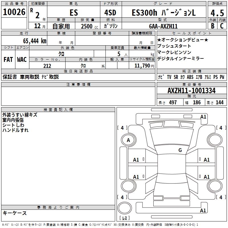 LEXUS ES300H