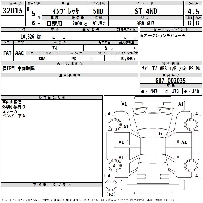 SUBARU IMPREZA