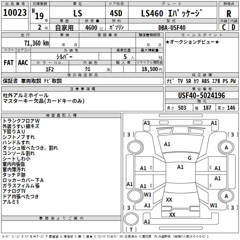 LEXUS LS460