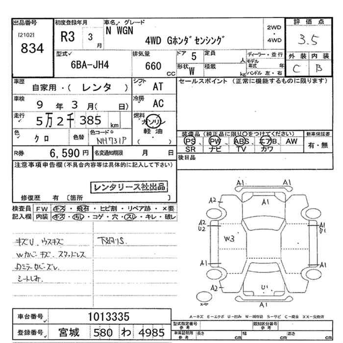 HONDA N-WGN