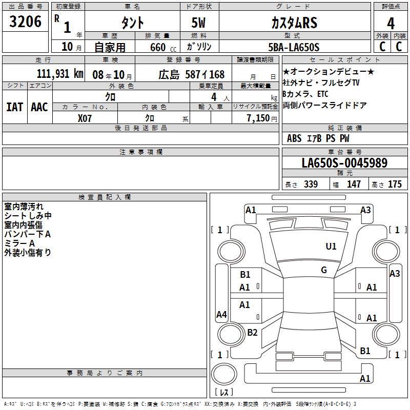 DAIHATSU TANTO