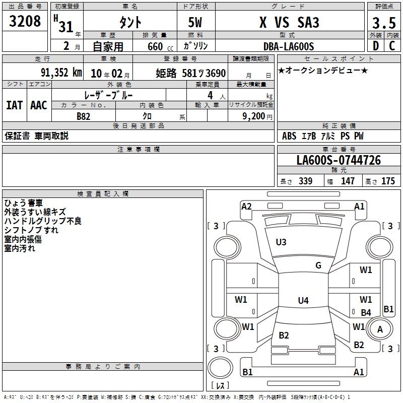 DAIHATSU TANTO