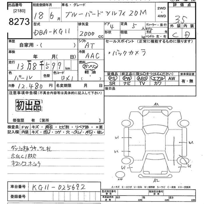 NISSAN BLUEBIRD SYLPHY