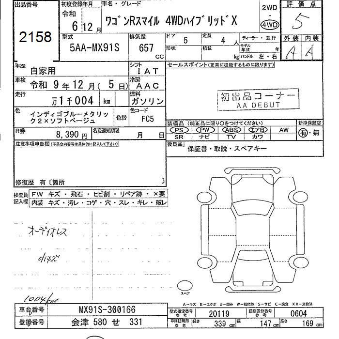 SUZUKI WAGON R SMILE