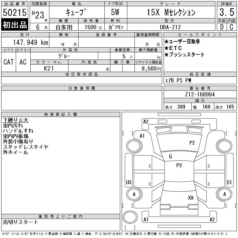 NISSAN CUBE
