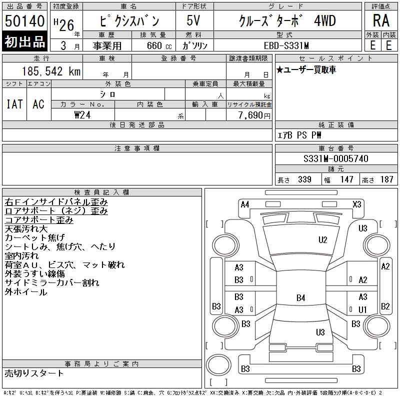 TOYOTA PIXIS VAN