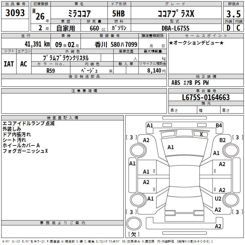 DAIHATSU MIRA COCOA
