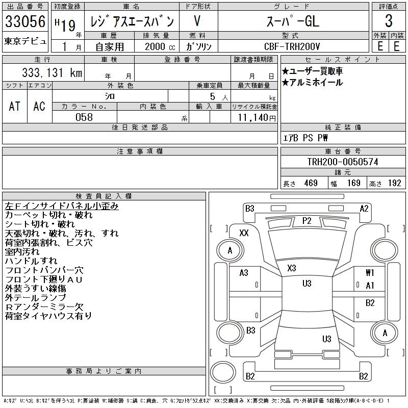 TOYOTA REGIUS ACE