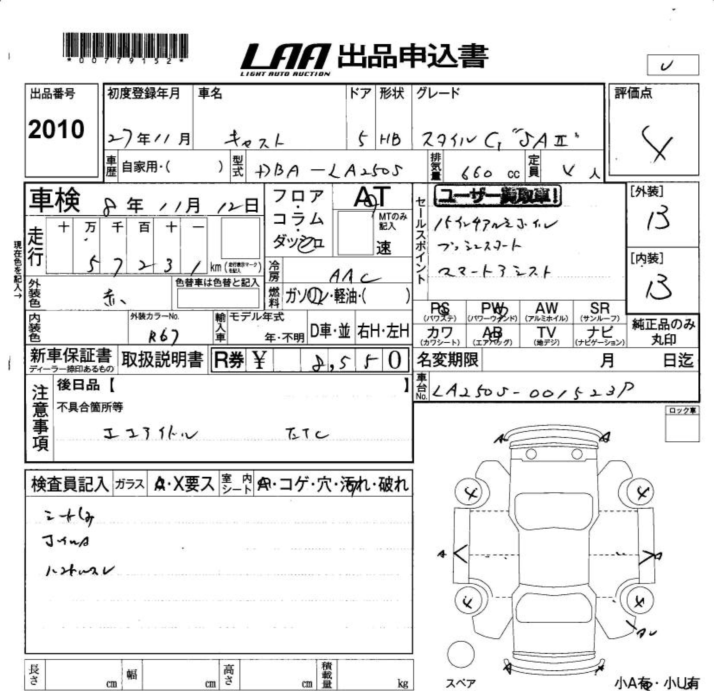 DAIHATSU CAST