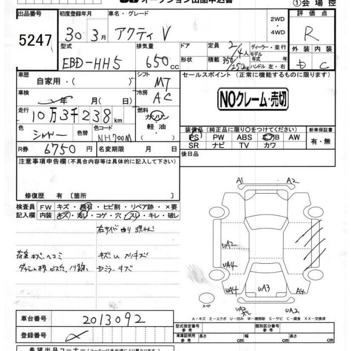 HONDA ACTY