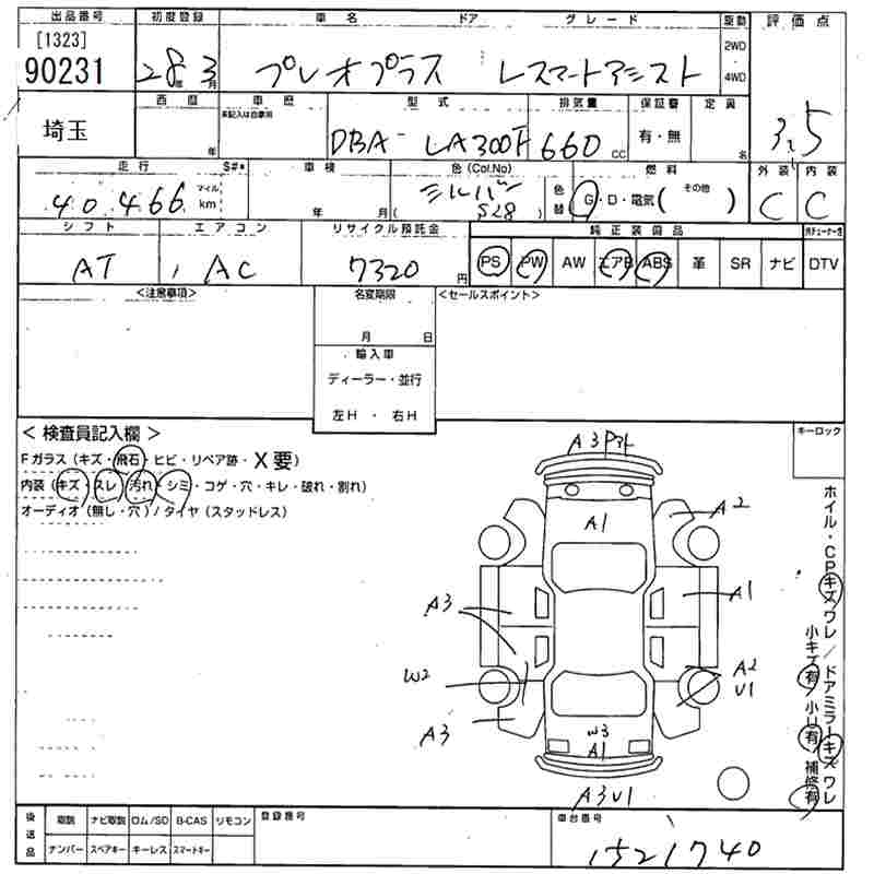 SUBARU PLEO PLUS