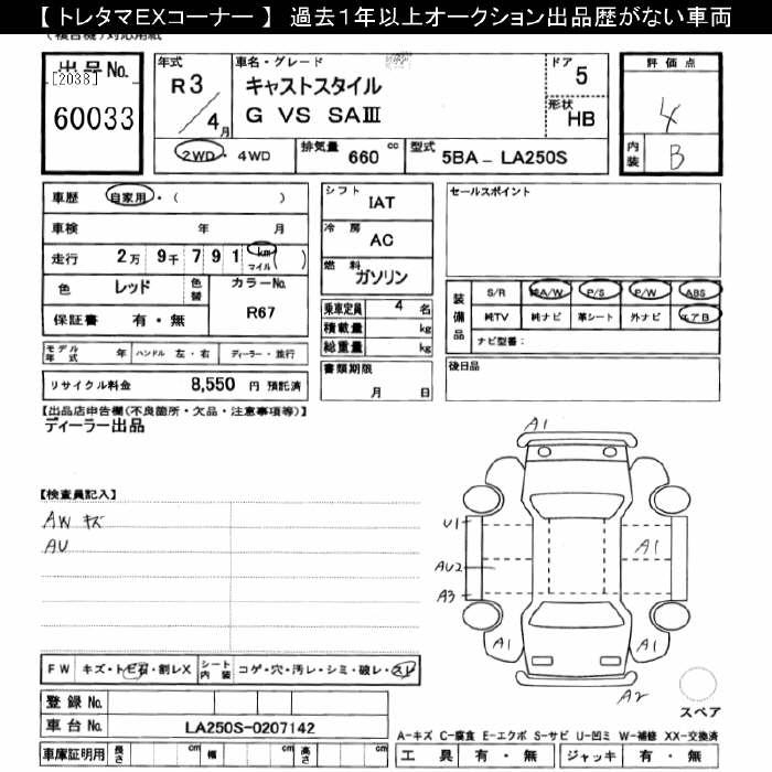 DAIHATSU CAST
