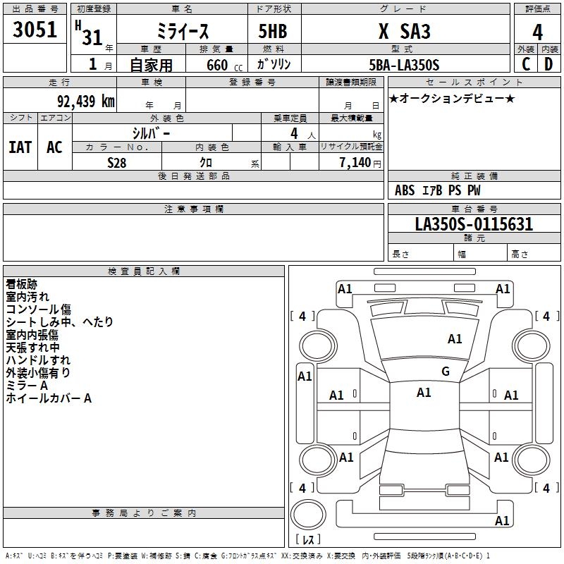 DAIHATSU MIRA E:S