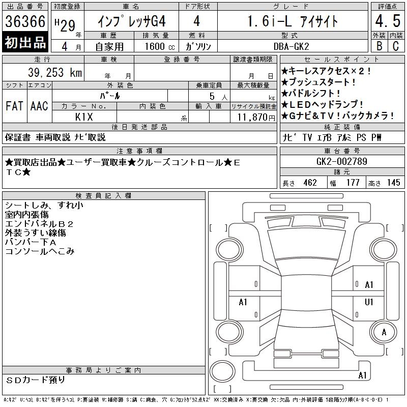 SUBARU IMPREZA