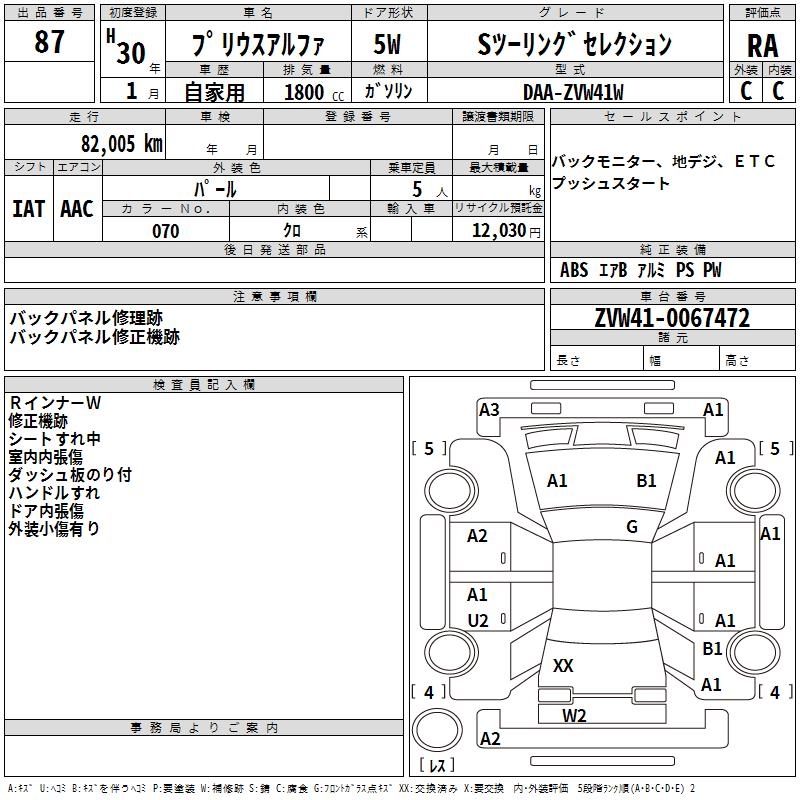 TOYOTA PRIUS ALPHA
