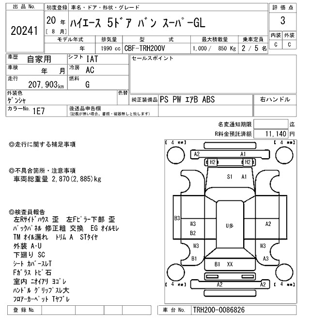 TOYOTA REGIUS ACE