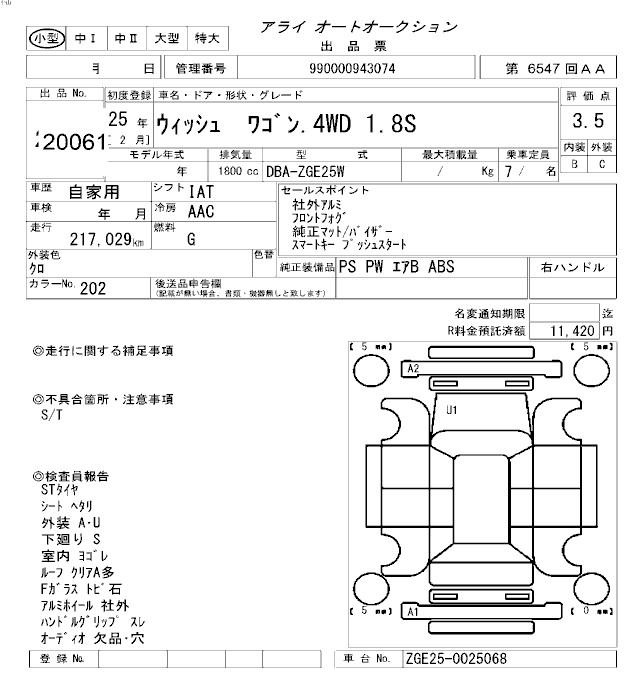 TOYOTA WISH
