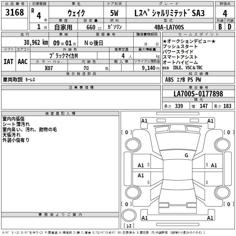 DAIHATSU WAKE