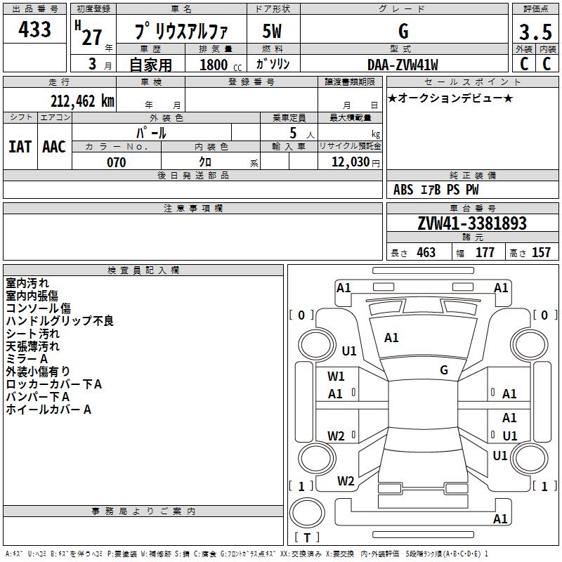 TOYOTA PRIUS ALPHA