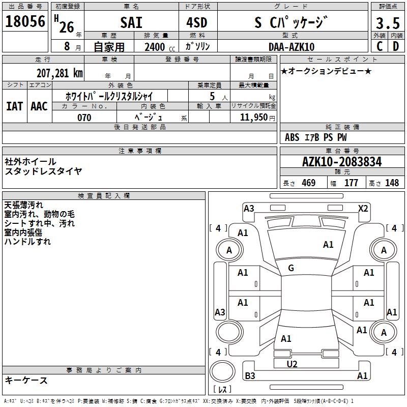 TOYOTA SAI