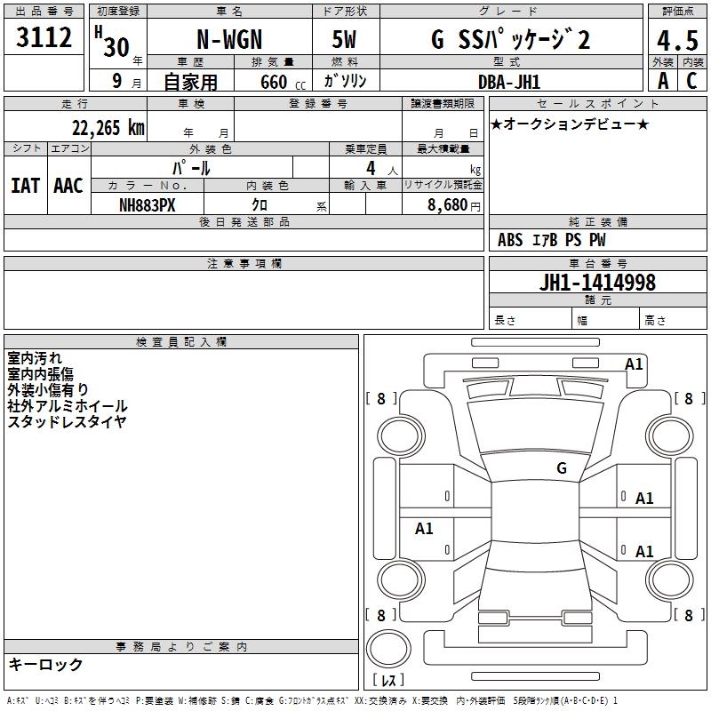 HONDA N-WGN