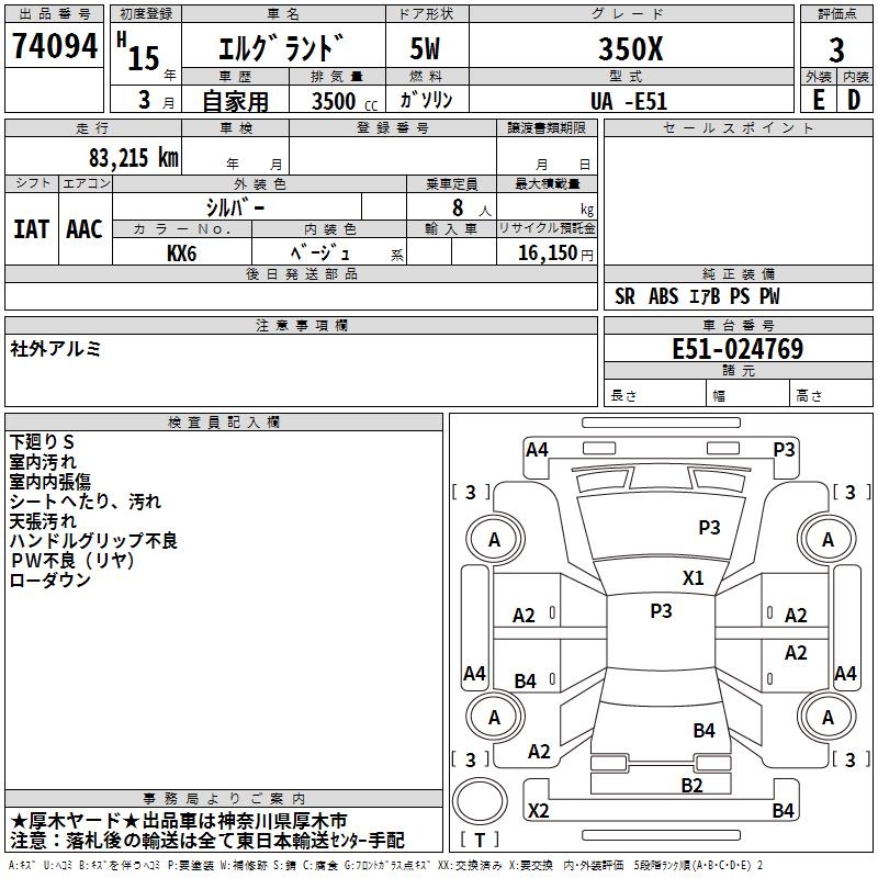 NISSAN ELGRAND