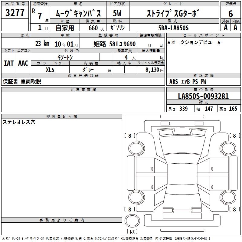 DAIHATSU MOVE CANBUS