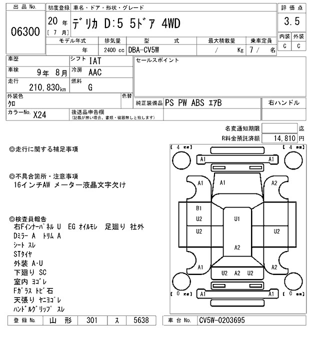 MITSUBISHI DELICA D:5