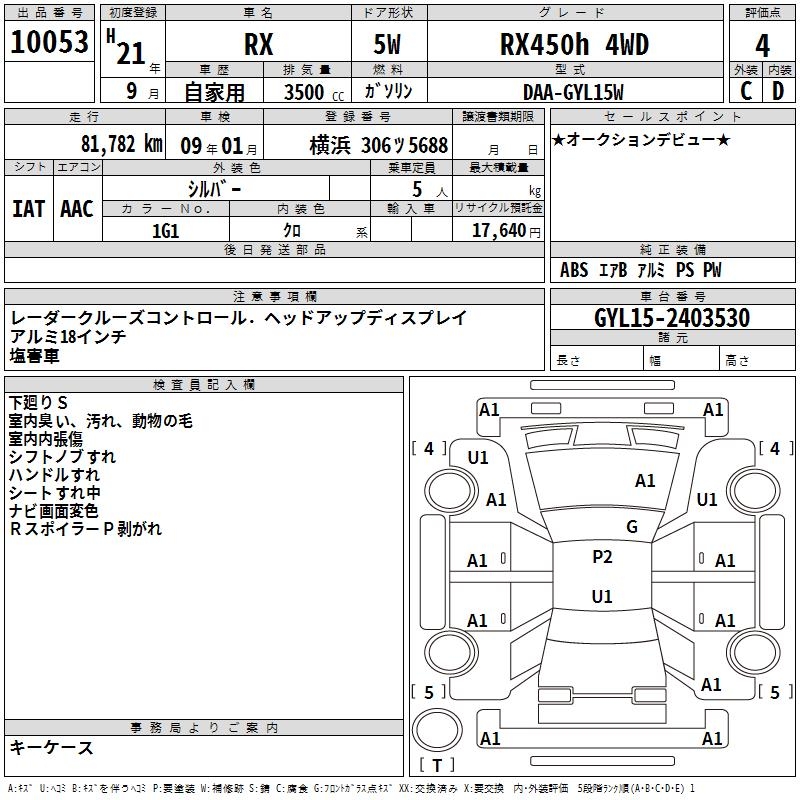 LEXUS RX450H