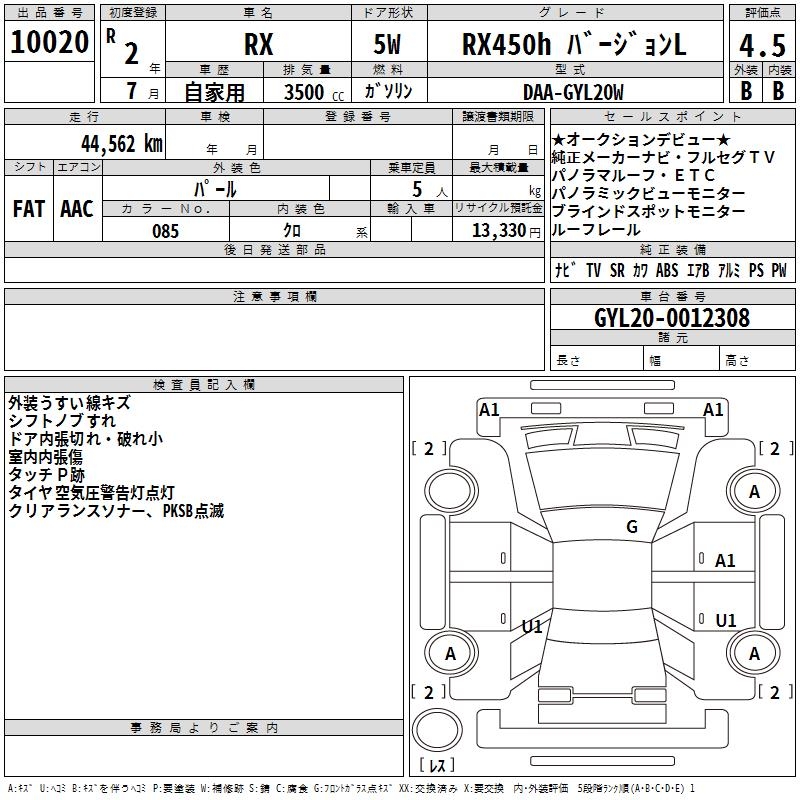 LEXUS RX450H