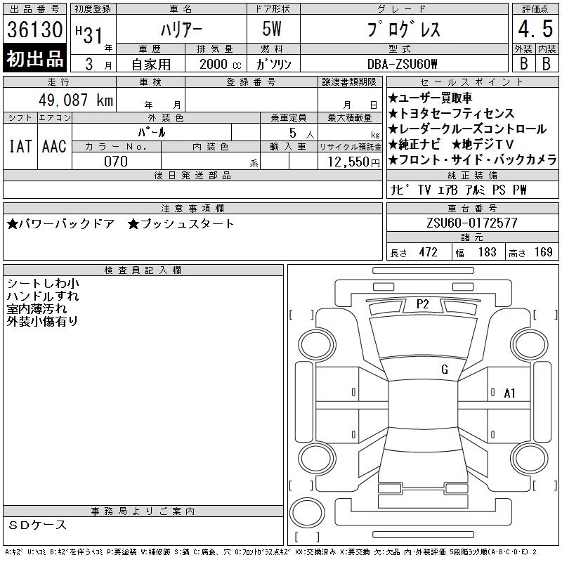 TOYOTA HARRIER