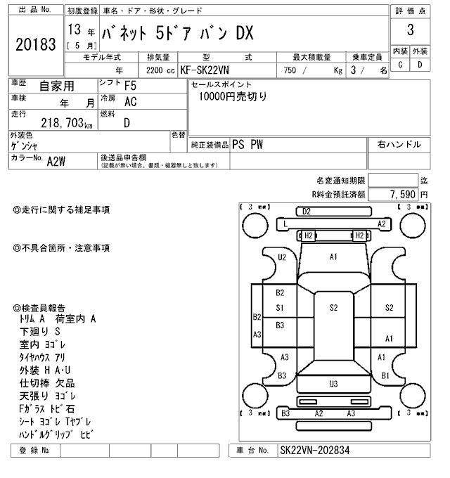 NISSAN VANETTE