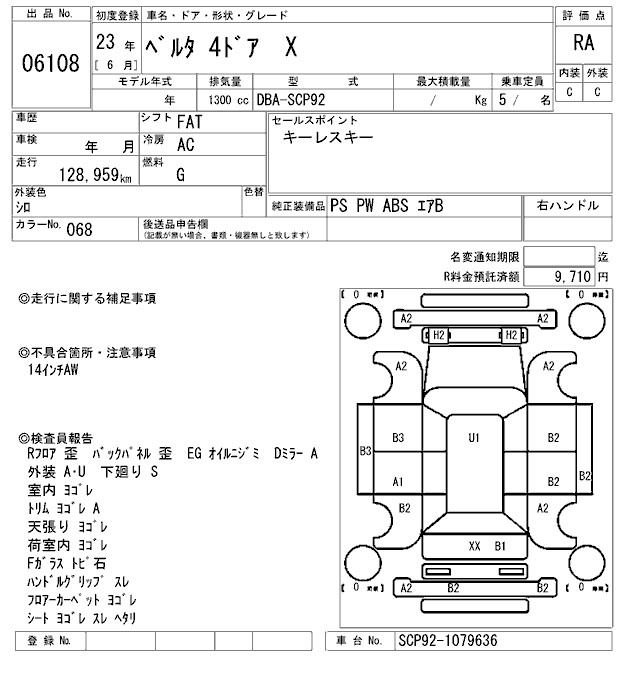 TOYOTA BELTA