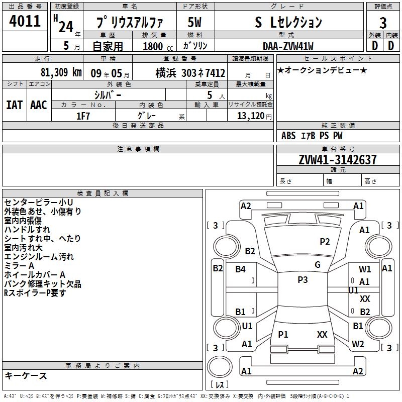 TOYOTA PRIUS ALPHA