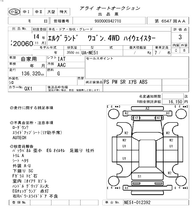 NISSAN ELGRAND