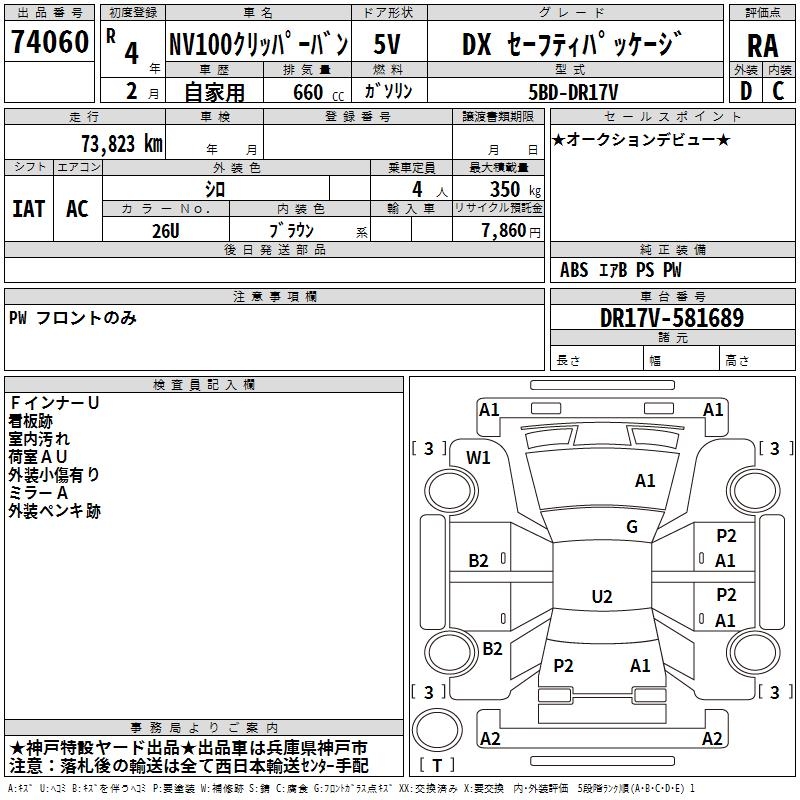 NISSAN NV100 CLIPPER