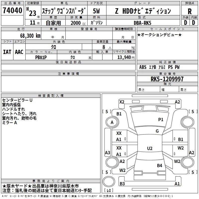 HONDA STEPWGN