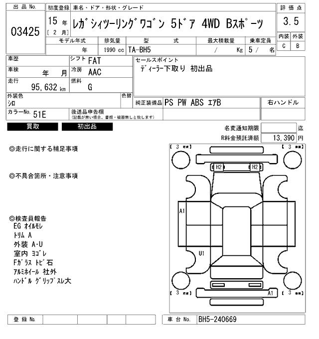 SUBARU LEGACY