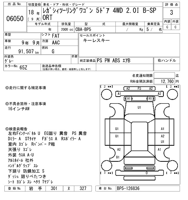 SUBARU LEGACY
