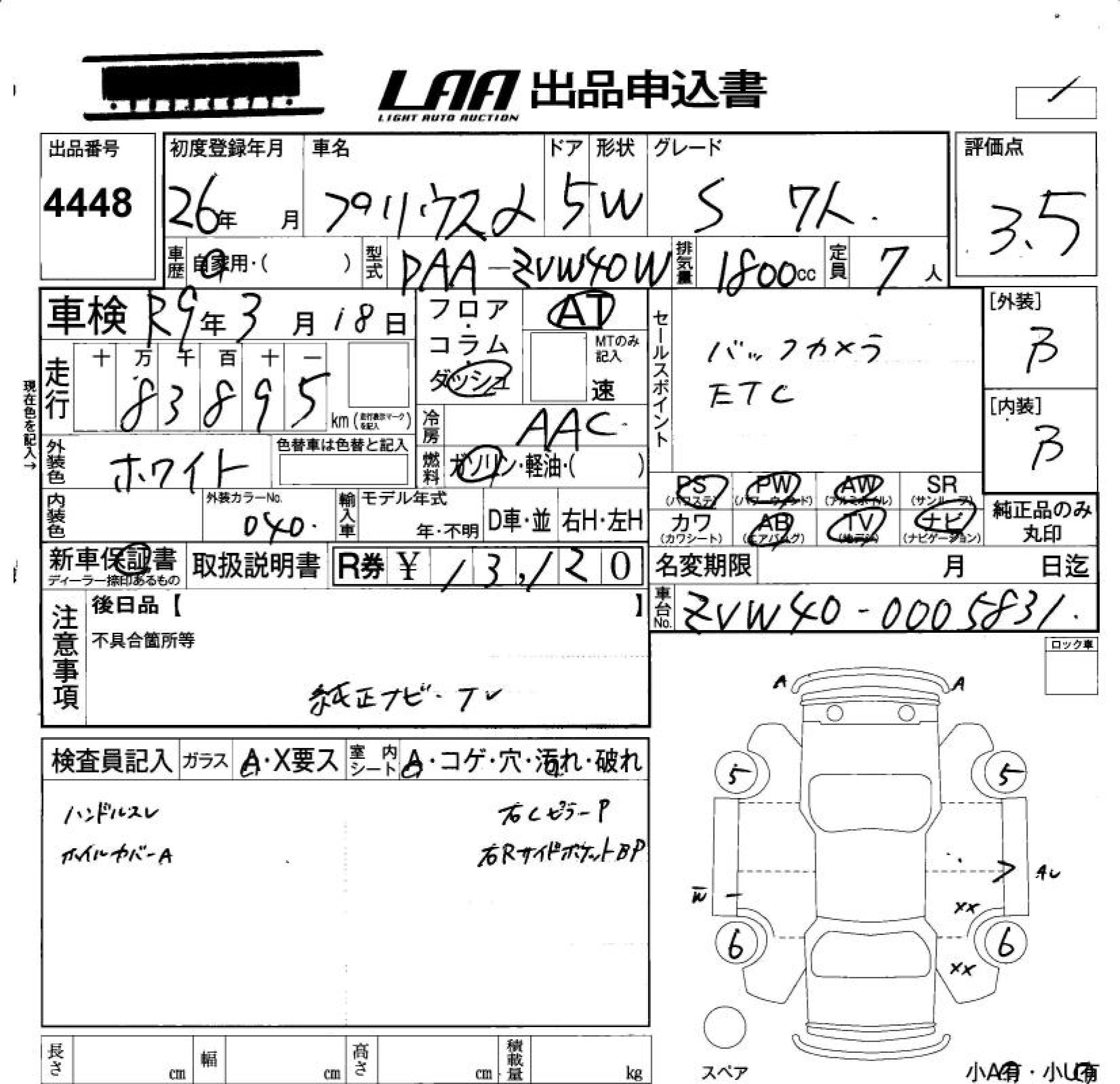 TOYOTA PRIUS ALPHA